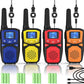 WokTok Adult Walkie Talkies Long Range Rechargeable Portable Two-Way Walkie Talkie, Camping Gear, SOS Sirens, NOAA Weather Alarms, Kid's Toys, Easy-to-Use Rechargeable Walkie Talkies,4 Packs