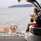 Elevated Outdoor Raised Dog Bed Outdoor Dogs Bed Lifted Pet Hammock Bed Dog Cot for Large Pet Taste Life, Start with A Pet Bed 39'' x 27'' x 6.5''