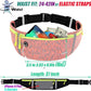 USHAKE Slim Running Belt, Workout Fanny Pack for Men Women,Exercise Waist Pack for Apple iPhone Holder, Runner Belt for Running Walking Cycling Camping Gym