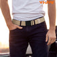 WHIPPY Mens Elastic Stretch Belt Unisex Adventure Web Belt for Women Men with Non-Metal Buckle Adjustable Belts