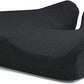 Cushion Lab Patented Pressure Relief Seat Cushion for Long Sitting Hours on Office & Home Chair - Extra-Dense Memory Foam for Soft Support. Car Pad for Hip, Tailbone, Coccyx, Sciatica - Black