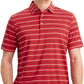 Rouen Mens Golf Shirt Moisture Wicking Dry Fit Performance Stripe Casual Collared Short Sleeve Golf Polo Shirts for Men