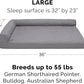 Furhaven Cooling Gel Dog Bed for Large/Medium Dogs w/ Removable Bolsters & Washable Cover, For Dogs Up to 55 lbs - Pinsonic Quilted Paw L Shaped Chaise - Titanium, Large