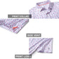 Men's Golf Polo Shirts Short Sleeve Striped Performance Moisture Wicking Dry Fit Golf Shirts for Men