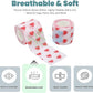 Pet Bandage 6 Rolls, Adhesive Bandage, Self Adhesive Bandage, First Aid Adhesive Gauze, for Horses, Dogs,Cats, Birds, Animals (Checkered, 2 Inch (Pack of 6))