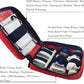 EMT Pouch MOLLE Ifak Pouch Tactical MOLLE Medical First Aid Kit Utility Pouch Carlebben (with Medical Supplies Red)