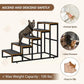 Dog Stairs Ramps Dog Stairs for High Bed Couch 5 Tier Pet Stairs for Small Medium Large Dogs and Cats Pet Step with Non-Slip Stair Tread for Puppy, The Old, and Injured Dogs