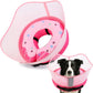 Soft Dog Cone Collar, Inflatable Donut Cones Alternative After Surgery with Anti-Lick Shield, for Large/Medium/Small Dogs to Stop Licking, Elizabethan Neck Ecollars of Shame, Comfy Pillow Recovery E