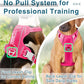 BARKBAY Dog Harness No Pull with ID Tag Pocket - Heavy Duty, Reflective, Easy Control for Large Dogs(Pink,M)