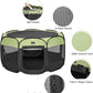 A 4 Pet Portable Cat Playpen for Small Dogs, 27" Small Kitten Playpen, Suitable for Puppy/Cats/Rabbit/Chick, Cat Play Pen with Mesh Panel(11”W × 7.5”H)