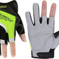 HANDLANDY Framer Work Gloves Open-Finger Carpenters Gloves, Fingerless Gaming Gloves for Tactical Shooting, Airsoft, Hunting, Police Work and Hiking L