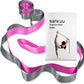 SANKUU Yoga Straps Stretching Strap with 12 Loops Workout Poster, Straps for Stretching Physical Therapy Equipment Long Stretch Out Bands for Exercise, Pilates and Gymnastics for Women Men