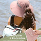 FURTALK Womens Sun Hat with Ponytail Hole Beach Hiking Summer Wide Brim UPF 80+ Outdoor Protection Foldable Bucket Hat