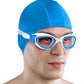 AqtivAqua Swimming Goggles, DX Wide View Swim Goggles for Adult Men Women, Anti Fog No Leaking