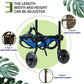 Pet Wheelchair Disabled Hind Legs Walking-Dog Leg Brace and Hip Support，Dog Wheelchair for Back Legs，Adjustable Pet Cart，Assist a paralyzed pet get Back on its feet，Support Leg Brace and Hip (Medium)
