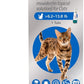 BRAVECTO PLUS Topical Solution for Cats, Flea, Tick & Heartworm, 2 Months Supply, 6.2-13.8 lbs., Blue Box