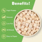 MON2SUN Freeze Dried Chicken Cat and Dog Treats, Single Ingredient Natural and Healthy Dog Snacks, High Protein Training Treats & Food Topper, 6oz