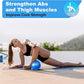 9 Inch Mini Exercise Ball for Pilates, Yoga, and Core Training, Small Exercise Ball with Pump, Guide for Physical Therapy, Balance, Stability, and Stretching, Ideal for Home land Office Fitness