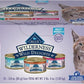 Blue Buffalo Wilderness Wild Delights High Protein Grain Free, Natural Adult Meaty Morsels Wet Cat Food, Ⲥhicken & Turkey, 𝙲hicken & Trout, 𝐂hicken & Salmon 3-oz cans (12 count - 4 of Each Flavor)
