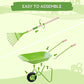 SainSmart Jr. Kids Gardening Set with Wheelbarrow - 7 Pcs Kids Rake and Shovel Set, Outdoor Toys for All Seasons - Plant, Sweep Leaves, Shovel Sand or Snow, for Boys and Girls