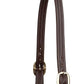 Triple Stitch Leather Horse Halter, Adjustable Design, Fancy Stitching, Solid Brass Hardware