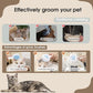Cat Steam Brush，3 In 1 combs for indoor cats，pet steam brush for shedding,Dog shedding for Long and Short Hair Dogs and Cats Pet Grooming Brush Remove Tangled Loose Hair (Blue)