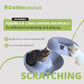 Cattasaurus Peekaboo Cat Cave, Extra Spacious for Multiple & Large Cats 12+ lbs, Scratch Detachable Beds for Indoor Cats, Washable Tunnel Bed, Comfy Cat Donut Tunnel (Light Gray+Light Gray, Jumbo)