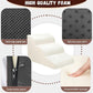 Dog Stairs for Small Dogs - High Density Foam Pet Steps, Extra Wide Dog Ramp with Non-Slip Bottom for High Beds, Couch and Sofa, Best for Dogs Injured, Older Doggy Cats,3 Steps, Black