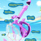 QingSong Kids Snorkel Mask Full Face, Snorkeling Set with Camera Mount, Foldable 180 Degree Panoramic View Snorkeling Gear Anti-Fog Anti-Leak