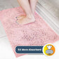Muddy Mat® Original Dog Door Mat for Muddy Paws, Super Absorbent Microfiber, Non-Slip Washable Pet Rug, Quick Dry Chenille Entryway Carpet, Machine Washable Indoor Outdoor mat, Pink 24"x35"