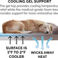 Furhaven Cooling Gel Dog Bed for Large Dogs w/ Removable Bolsters & Washable Cover, For Dogs Up to 95 lbs - Faux Fur & Velvet Sofa - Driftwood Brown, Jumbo/XL