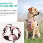 Timos Dog Harness, No-Pull Pet Harness with 2 Leash Clips, 3 Snap Buckles Adjustable Soft Padded Dog Vest, Reflective No-Choke Pet Oxford Vest with Easy Control Handle for Small Medium Large Dogs