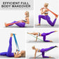 Resistance Bands,Professional Long Non-Latex Elastic Stretch Bands,Exercise Bands for Physical Therapy, Yoga, Pilates, Rehab, at-Home or The Gym Workouts, Strength Training
