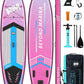 BM Paddle Board Inflatable Stand Up Paddle Board, SUP Paddleboard for Adult, Premium Accessories | Non-Slip EVA Deck & Foam Handles, Camera Mount, Double Action Pump, 85L Travel Backpack