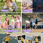 Digital Camera, Kids Camera1080P, Vlog Camera with 64GB Card, 16X Zoom Anti Shake, Card Reader, 44MP Compact Portable Small Point Shoot Digicam Gift for Kid Student Children Teen Girl Boy(Pruple)