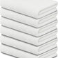 CH White Bath Towels Bulk - 22 x 44 Inches, 100% Cotton Economy Light Weight Towels for Commercial Use - Quick Dry, Ultra-Soft, and Absorbent Bulk Towels (6 Pack)