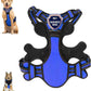 Dog Harness, Adjustable Reflective Dog Vest No Pull Dog Harness with Badge and Bow Tie for Puppy Small Medium Large Dogs