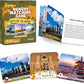 Menique Explore The World Memory Matching Game – 100 Cards (50 Pairs) with Famous Landmarks from 50 Countries – Includes Flag, Country & Place – Educational Geography Game + Informative Booklet