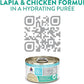 Weruva Wx Phos Focused, Tilapia & Chicken Formula in a Hydrating purée, 3oz Can (Pack of 12)