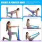 Resistance Bands, Exercise Bands, Physical Therapy Bands for Strength Training, Yoga, Pilates, Stretch Elastic Band with Different Strengths, Workout Bands for Home Gym