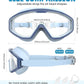 NSSIW Swim Goggles Swimming Kids-Goggles: Anti Fog No Leak with Nose Clip Earplugs for Girls Boys Youth 6-14 3 Pack