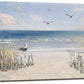 XXMWallArt FC3775 Sandy Beach Wall Art Canvas Print Wall Art Seascape Blue Print Home Decor Abstract Coastal Picture Modern Ocean Artwork for Living Room Bedroom Bathroom Office Decor