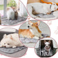 Reginary 4 Pcs Waterproof Guinea Pig Blankets Washable Small Animal Fleece Bedding Absorbent Guinea Pig Cage Liners Reusable Pet Pee Pad Sleep Mat for Hamster Ferret(Adorable Paw,24 x 16 Inch)