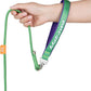 Dog Anti-Slip Leash 5FT with Metal Stopper - Durable No-Pull Training Lead for Small, Medium & Large Dogs - Comfortable Handle Nylon Rope, Tangle-Free Pet Walking Leash (Green, 5 FT)