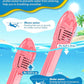 QingSong Kids Snorkel Mask Full Face, Snorkeling Set with Camera Mount, Foldable 180 Degree Panoramic View Snorkeling Gear Anti-Fog Anti-Leak