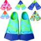 Kids Swim Fins,Short Comfortable Flippers for Lap Swimming and Training for Child,Girls,Boys,Beginners