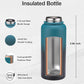 32oz Insulated Water Bottle,Stainless Steel Vacuum Water Bottle, BPA-Free & Leakproof -with Paracord Handle,Strap,Straw Spout Lids,Large Water Jug for Gym Sports