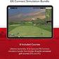 FlightScope Mevo Gen2 Portable Golf Launch Monitor and Simulator with 18 Swing Data Parameters, Front Facing Camera, 8 E6 Simulation Courses with GPS Overview and Shot Tracer | Indoor and Outdoor