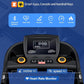 8.7MPH Walking Pad Treadmill for Home with Incline, 3.5HP Real Brushless Treadmill with Incline 350 lb Capacity, Double Deck Running Desk Treadmills Support App and Pre-Set Mode