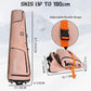 Goloni Ski Bag with Wheels,Padded Snowboard Bag for Air Travel,600D Waterproof Fabric,Foldable Snow Bag Fits 2 Pairs Skis